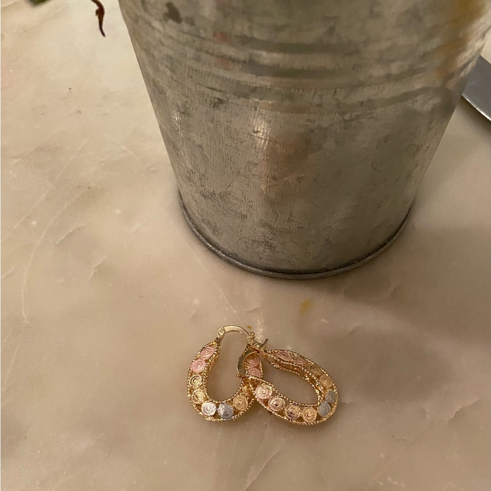 Small hoop earrings